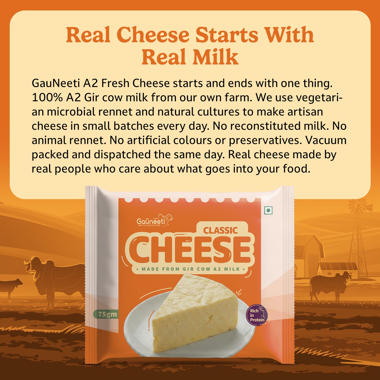 A2 Fresh Cheese (Ahmedabad - GNR Only)