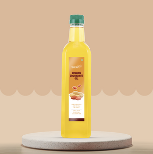 Organic Cold-Pressed Groundnut Oil