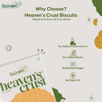 Heaven's Crust A2 Ghee Biscuits