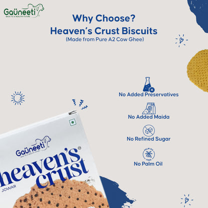 Heaven's Crust A2 Ghee Biscuits
