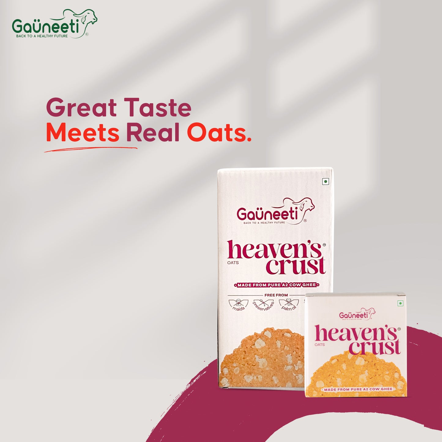 Heaven's Crust A2 Ghee Biscuits