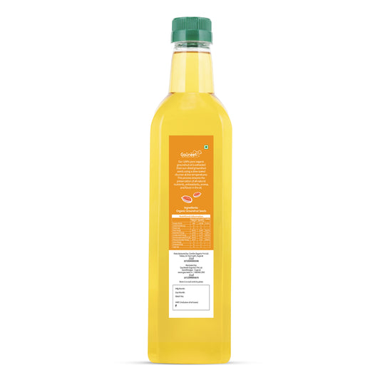 Organic Cold-Pressed Groundnut Oil