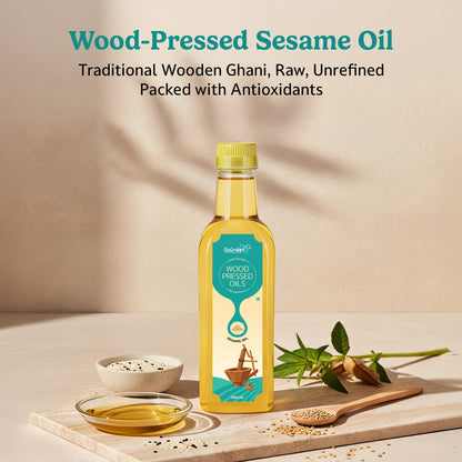 Wood-Pressed Sesame Oil