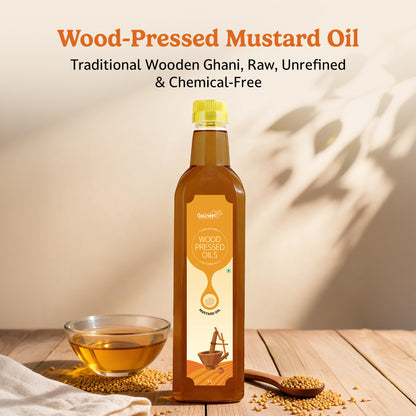 Wood-Pressed Mustard Oil