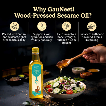 Wood-Pressed Sesame Oil