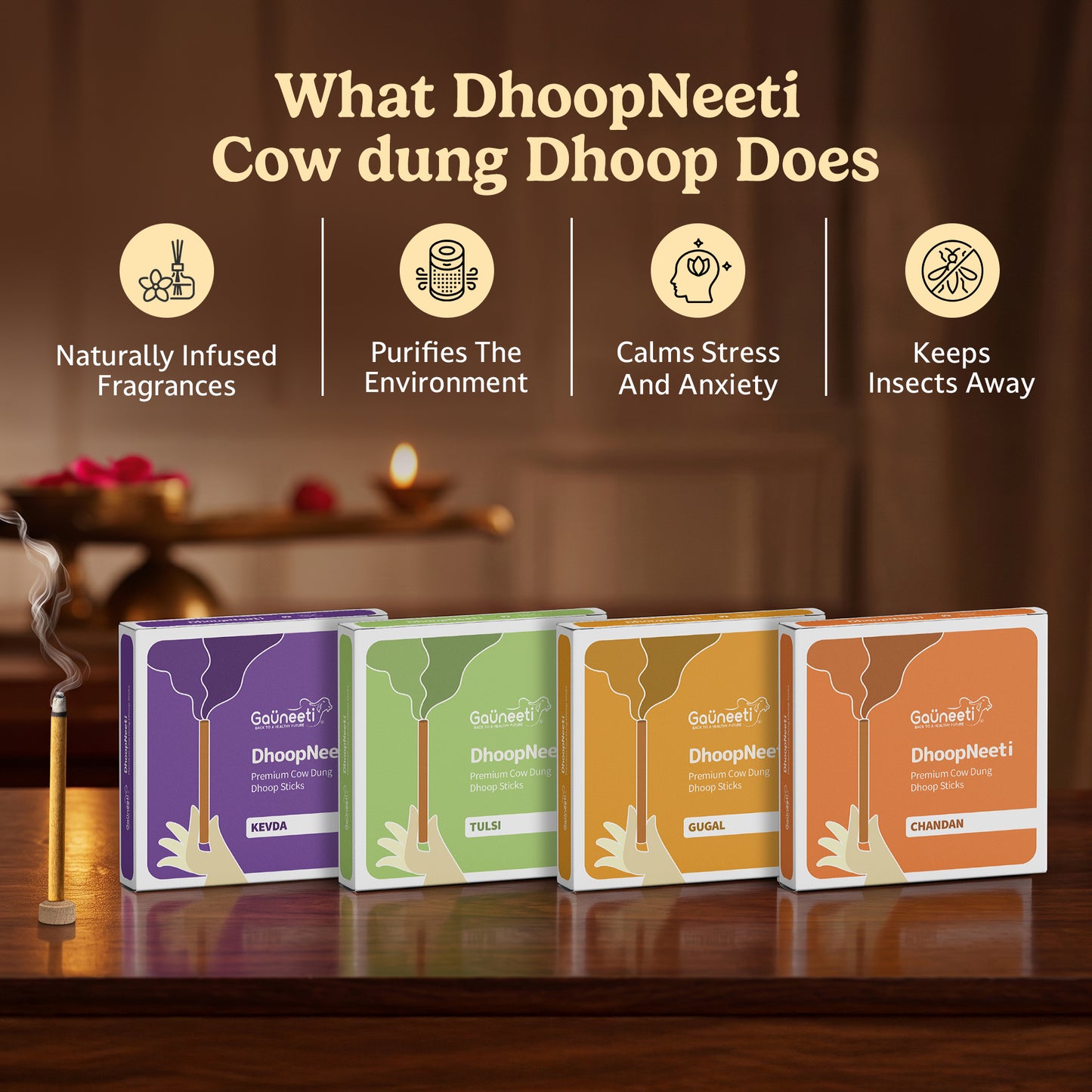 DhoopNeeti - Gomay Dhoop Sticks