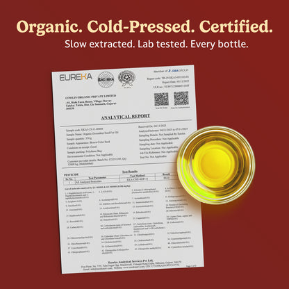 Organic Cold-Pressed Groundnut Oil