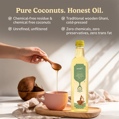 Wood-Pressed Coconut Oil