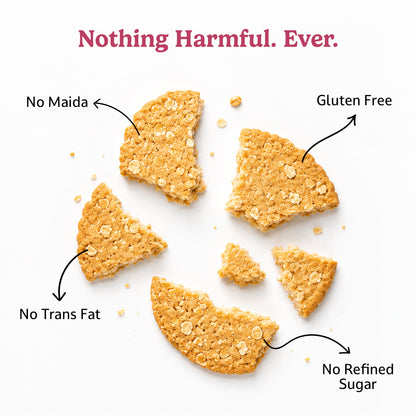 HEAVENS CRUST A2 GHEE OAT BISCUITS