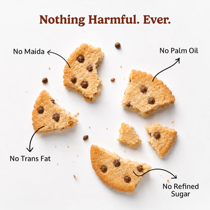 HEAVENS CRUST A2 GHEE CHOCO CHIPS BISCUITS
