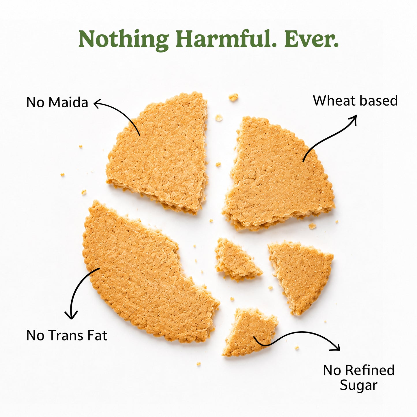 HEAVENS CRUST A2 GHEE COCONUT BISCUITS