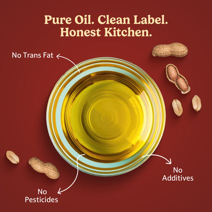 Organic Cold-Pressed Groundnut Oil