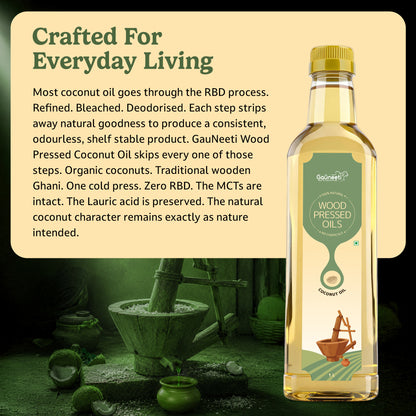 Wood-Pressed Coconut Oil